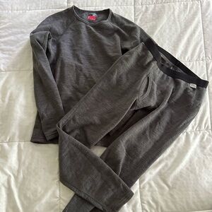 Boys Naturwool Merino wool base layer set